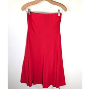 OGL Red Strapless Mini Dress Small
